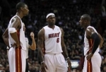 Chris Bosh, LeBron James si Dwyane Wade